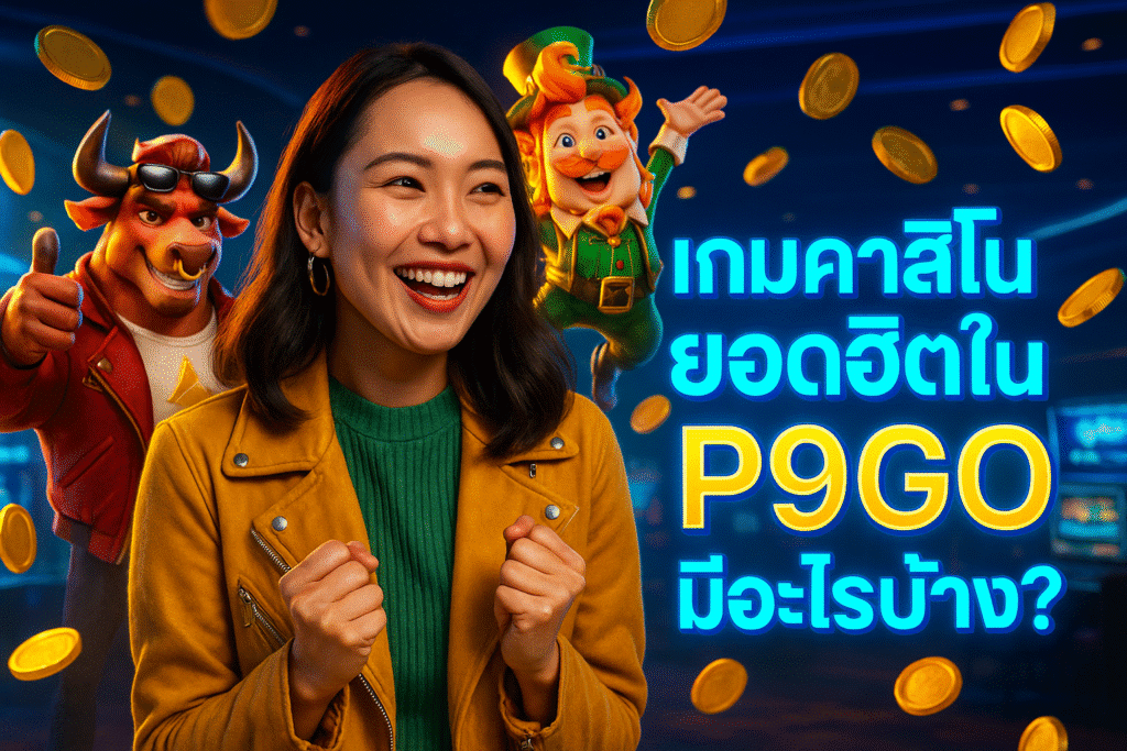 เกมคาสิโนยอดฮิตใน P9GO มีอะไรบ้าง?