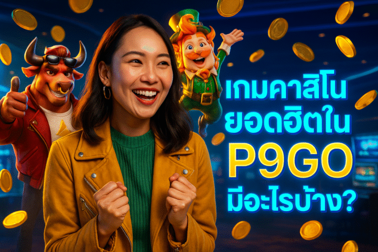 เกมคาสิโนยอดฮิตใน P9GO มีอะไรบ้าง?