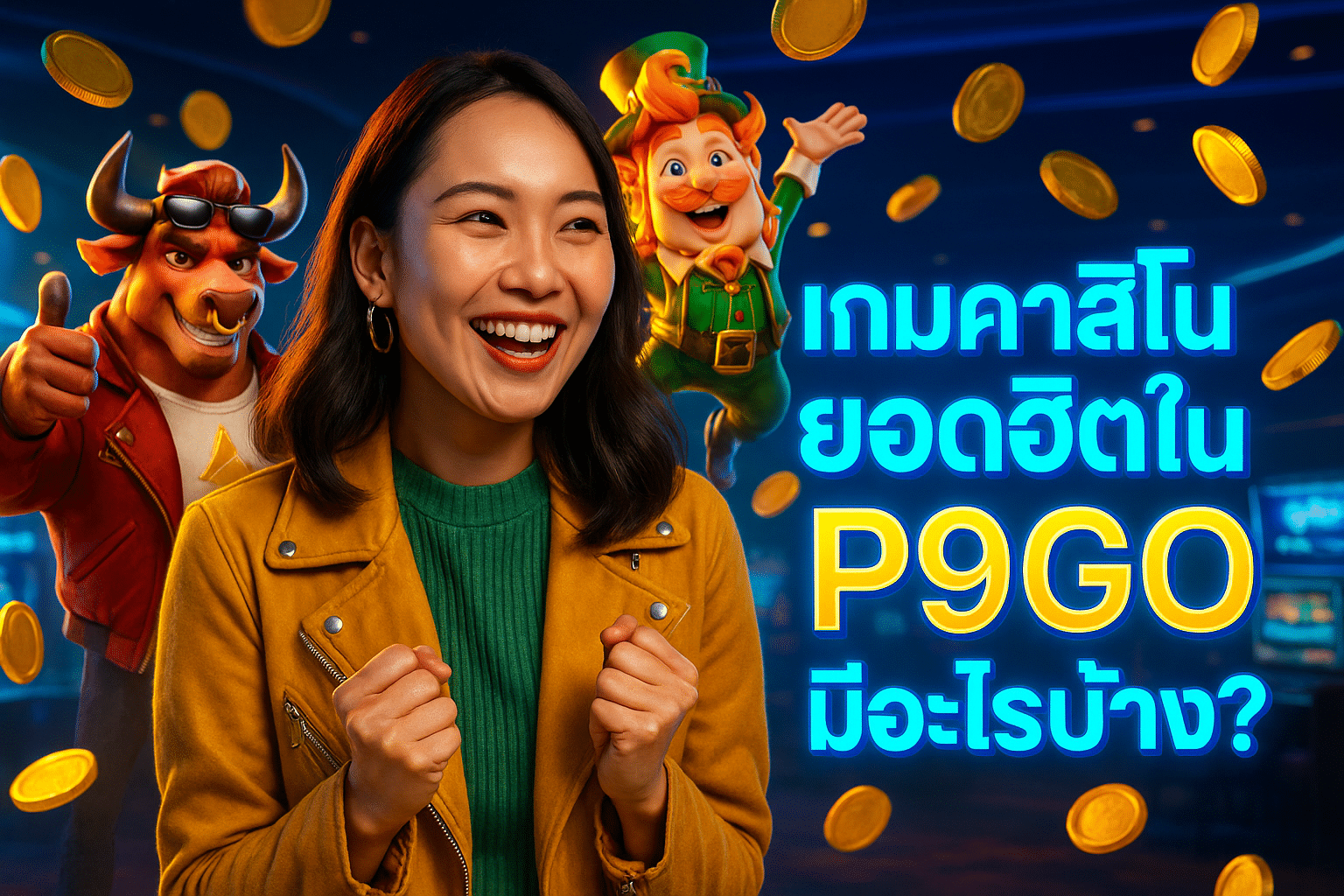 เกมคาสิโนยอดฮิตใน P9GO มีอะไรบ้าง?
